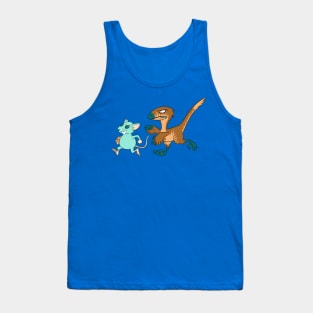 A rat and a velociraptor Tank Top